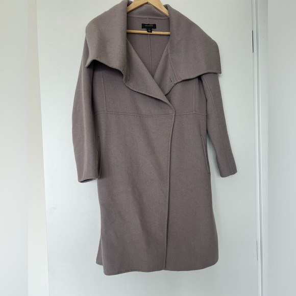 Halogen pea coat with high neck - Picture 3 of 4